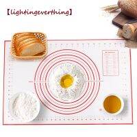 【Lightingeverthing】ซิลิโคนDough Rolling Matอุปกรณ์อบขนมกันโคลนแผ่นเครื่องมืออุปกรณ์เสริมCounter Mat, Dough Rolling Mat,ขอบพายMat