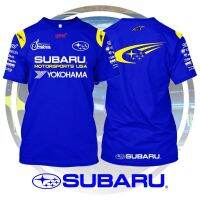 [70% เมกะเซล!]?Tshirt SUBARU Racing Crew 2021ผู้ชายผู้หญิง Baju Tshirt Lelaki อุปกรณ์เสริมรถยนต์ Kereta Conopy ผ้าคลุมรถ