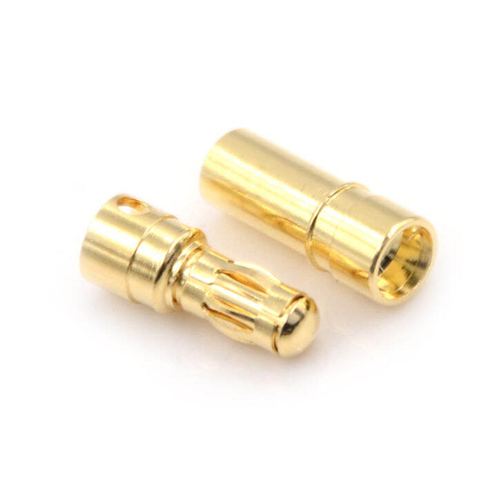 Magical house 10Pair 3.5mm Gold-plated Bullet Banana Plug Connector ...