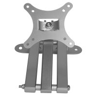 Plsama Ultra Slim Tilt Swivel TV wall mount bracket for 10-70 inch VESA 50-400mm（74 Silver Tilt &amp; Swivel 14"-26"）