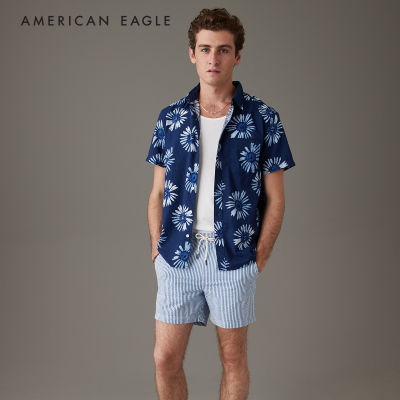 American Eagle Tropical Button-Up Resort Shirt เสื้อเชิ้ต ผู้ชาย (NMSH 015-6039-413)