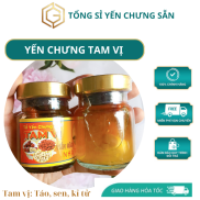 Yến Chưng Tam Vị Nha Trang 35% yến, Táo Đỏ, Hạt Sen, Kỉ Tử