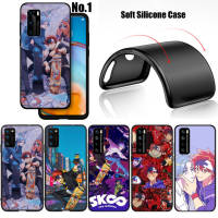 14GV Cartoon SK8 the Infinity อ่อนนุ่ม High Quality ซิลิโคน Phone เคสโทรศัพท์ TPU ปก หรับ Xiaomi Redmi Note 8 9 10 Pro Max 10T 10S 9S 9T 8T Prime