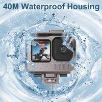 NEW Design Waterproof Case For Go Pro Hero 11 10 9 Aluminum Alloy 40M Protective Shell For Gopro Hero 11 10 9 Accessories