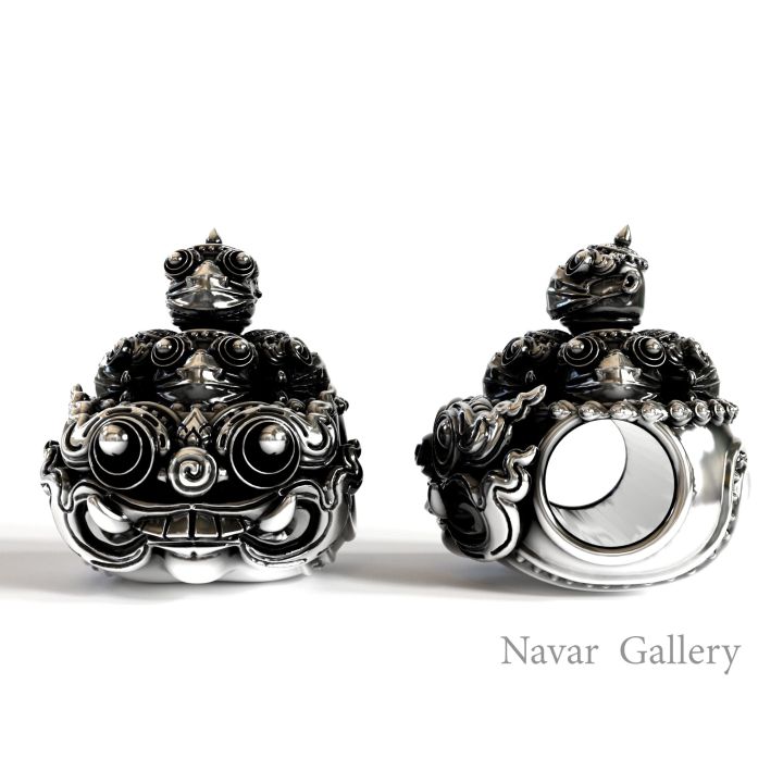 navar-gallery-ชาร์มทศกัณฐ์-เนื้อเงินแท้-92-5-ravana-charm-silver-92-5