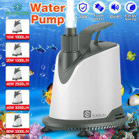 15/20/40/60W Submersible Water เครื่องสูบน้ำน้ำตก Silent Fountain เครื่องสูบน้ำสำหรับ Aquarium Fish Tank Garden Fountain 220V