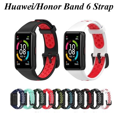 ❄ Huawei Honor Band 6 สายรัดข้อมือซิลิโคนสําหรับ Huawei Honor Band