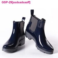 Asdsadsaaff 2023 Botas De Chuva Tornozelo Femino Couro-########