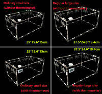 สัตว์เลื้อยคลานถังแมลงแมงมุมเต่าจิ้งจกอะคริลิใสพันธุ์กล่อง Vivarium ฝาสัตว์เลื้อยคลานผลิตภัณฑ์สัตว์เลี้ยง T Errarium ใหม่