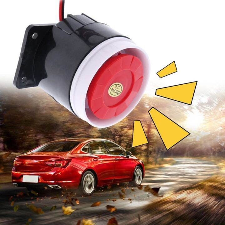 ☉Car Super Loud 12V Alarm System Siren Electric Replacement car alarm