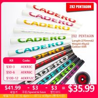 CADERO มือจับไม้กอล์ฟแบบใส10สีที่ให้เลือกไม้กอล์ฟคริสตัลหลากสีมาตรฐาน10ชิ้นมีสีให้เลือก