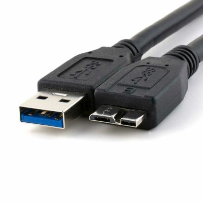 USB 3.0  สายเคเบิล Micro B สำหรับชาย 10 สายสำหรับชาย(30cm)(50cm)