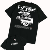 Kaos Baju Mobil Honda B Series Machine Kaos Otomotif - Karimake - V1 HITAM, S