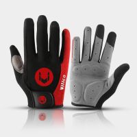 hotx【DT】 Cycling Anti-slip Gloves MTB Men Breathable Anti-shock Warm Man