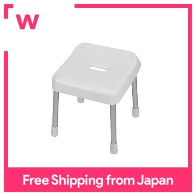 เก้าอี้อาบน้ำโลหะไข่มุก28ซม. สีขาวผลิตใน HB-5931แท้สไตล์ญี่ปุ่น