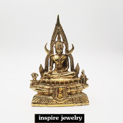 Inspire Jewelry, พระพุทธชินราชพระพุทธชินราช หล่อทองเหลืองทั้งองค์ ขนาดกลาง ฐานกว้าง 8 cm ความสูง 12cm  ได้รับการยกย่องให้เป็นหนึ่งในประติมากรรมพุทธศิลป์ชั้นสูงสุดของเมืองไทย หากพูดถึงพระพุทธรูปที่มีพุทธลักษณะงดงามเป็นหนึ่งในเมืองไทย