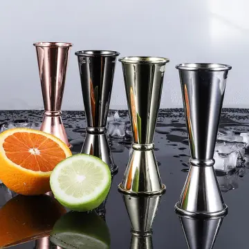 1oz 2oz Double Spirit Bartender Measure Cup Drinks Pour Drink Spirit Double  Cocktail Jigger Japanese Jigger with Measurements Scale Inside Stainless  Steel SILVER 