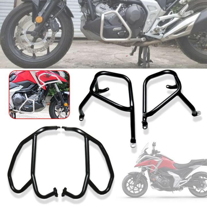 Motorcycle Upper Lower Crash Bar Frame Engine Protection Guard Bumper ...