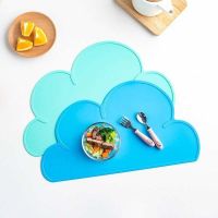 Silicone cloud placemat childrens table mat silicone mat pet placemat silicone non-slip placemat silicone cat bowl mat