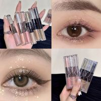 Cappulitini 3ชิ้น/เซ็ต Liquid Eye Shadow Sequins Pearl Lying Silkworm Brightening Waterproof Eye Makeup