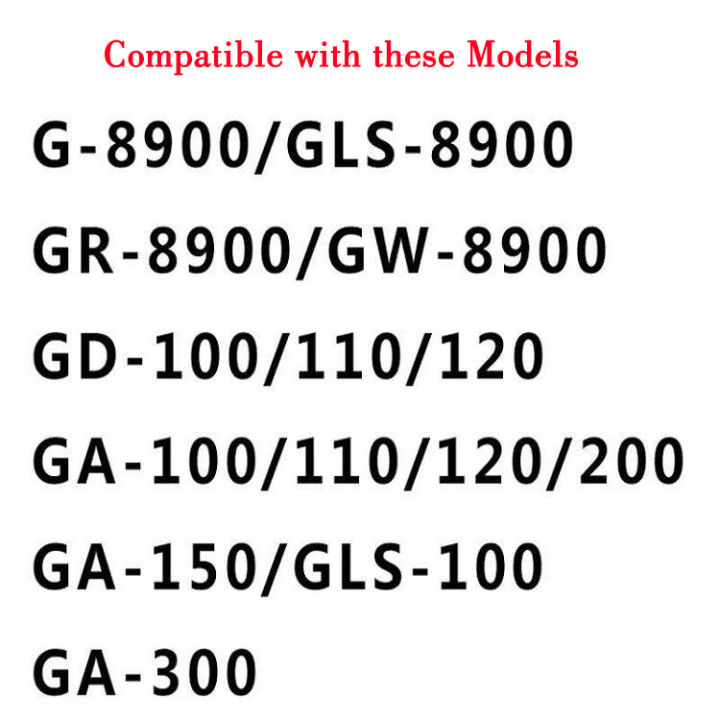 สายคล้องคอซิลิโคนสำหรับcasio-g-shock-ga-100-110-120-150-200-300-gd-100-110-120-g-8900-gr-8900-gw-8900-gls-100-gls-8900-g-shockนาฬิกาทดแทนได้อุปกรณ์เสริม