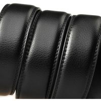 130 140 150 160 170 180 190 200cm Plus Size Belt for Men with Metal Automatic Buckle Real Genuine Leather Cow Belts Brown Black