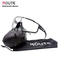 เลนส์ปรับแสงออโต้ แว่นตาปั่นจักรยาน ยี่ห้อ ROUTE photochromic by JAVA