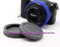 ฝาบอดีและท้ายเลนส์กล้อง Sony E-Mount (สีเทา) A7 A7M2 A7M3 A7R A7C A5000 A5100 A6000 A6300 A6400 A6500