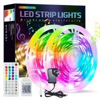 minolab 100ft Led Strip Lights RGB Music Sync Color ChangingBluetooth Led Lights with Smart App Control Remoteparty.