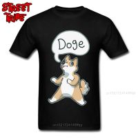 Top Tees Doge Dog เสื้อยืดตลก Fools วัน T เสื้อผู้ชายเสื้อผ้าฤดูร้อนสีดำราคาถูก Custom ชายของขวัญผ้าฝ้าย Tshirt ฟรี Shi