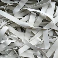 ◙❏ 40m Wholesale High Quality 3/4/5/8/10/20mm Non-toxic Soft Super Elastic White Rubber Elastic Band Swimsuit Rubber Elastic Band