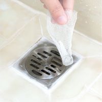 100pcs Disposable Drain Cover Net Mesh Filter Strainer Hair Prevent Sink Shower Colanders Strainers Tools