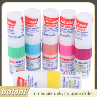 ? boloni 6ชิ้นจมูก Inhaler รักษาหวัดและคัดจมูกพักสดชื่นบรรเทา