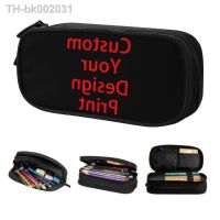 ❦♠❦ Custom Your Design School Pencil Cases Boys Gilrs Big Capacity Customized Logo Printed Pencil Bag Pouch Students Stationery