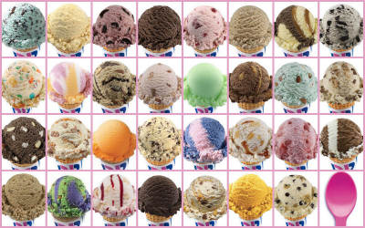 เค้กไอศกรีม31รสภาพ-Baskin-Robbins Ice Cre ปริศนาจิ๊กซอว์ไม้1000ชิ้น