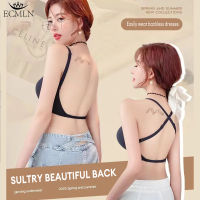 ECMLN ผู้หญิงBacklessเบาะPush Up BraสำหรับสุภาพสตรีสบายSeamless Sport Braletteชุดชั้นใน