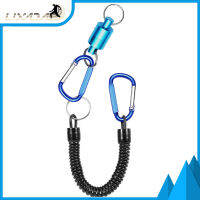 Fly Fishing Magnetic Net Release Holder สายคล้องตกปลา Magnetic Keeper คลิปแม่เหล็ก Landing Net Connector