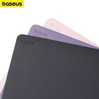 ❐◈▲  Baseus Simple Color PU Leather Mouse Mat Anti-slip Waterproof 26x21cm Mouse Pad School Supplies Office Accessories Desk Set