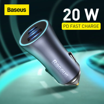 Baseus PD 20W Car Charger Fast USB Charger for Mobile Phone Quick Charge 4.0 3.0 Type C PD Charger For QC 4.0 3.0 Charger