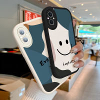 Lambskin + เคสโทรศัพท์ TPU สำหรับ OPPO Reno7 Z A96 China Reno 8 F11 F21 Pro Reno 7 Lite Oneplus N20 Nord 5G เคสป้องกันเต็มรูปแบบยิ้มหนัง PU อ่อนนุ่มกันกระแทกฝาครอบโทรศัพท์มือถือ