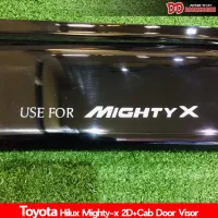 กันสาด กันสาดน้ำฝน ไมตี้เอ็ก mightyX MTX  สีดำ 2 ประตู  2ประตู+ช่องแค๊ป 4ประตู สินค้าตรงรุ่น สามารถติดตั้งได้เลย งานสวย ส่งฟรี