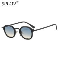 New Fashion Small Square Sunglasses Men Women Retro Punk Shades Male Female Vintage Trendy Driving Glasses UV400 Black Leopard