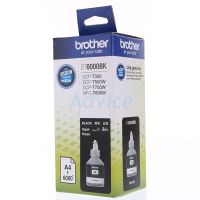 ส่งฟรี หมึกเติมสีดำแท้ BROTHER BT-6000 BK 100%  For Brother : DCP-T300 / DCP-T500W / DCP-T700W / MFC-T800W