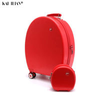 20Rolling luggage set children suitcase with wheels kid trolley bag girls travel cabin carry on luggage cartoon Cute box Cute