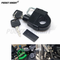 FOR HONDA VT400600C SHADOW VTX1300CRS 1800F Motorcycle Universal 25mm Handlebars Helmet Lock Key Anti-thief Security Padlock