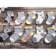 set 5 tất lưới cổ cao loại đẹp cho bé- có túi zip 0-2 tuổi