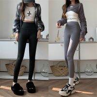 ผู้หญิงสวมใส่ด้านนอกแน่นเอวสูงก้นบางผอม Leggings กางเกงโยคะ