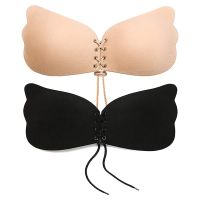 2Pcs Seamless Adhesive Stick Bra Women Sexy Backless Lingerie Invisible Silicone Bralette A