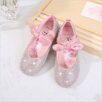 【Love ballet】เด็กสาวรองเท้างานเลี้ยงวันเกิดเด็กวัยหัดเดินเจ้าหญิง Rhinestone รองเท้าสาวสีชมพูแฟลตบัลเล่ต์เด็กรองเท้าคริสต์มาส2ครั้ง3ครั้ง