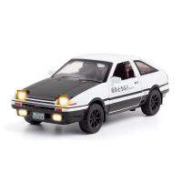 โมเดลรถเหล็กหล่อ1:28สำหรับเด็กของเล่นรถสปอร์ตรถ Diecast AE86สำหรับยานพาหนะรถของเล่นสำหรับเด็ก